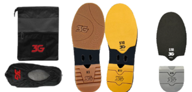 Thumbnail: 3G Dial Racer Bowling Shoes - Black - Right Handed