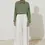 Thumbnail: Ecru Ensemble Adorned with Gold Sequins