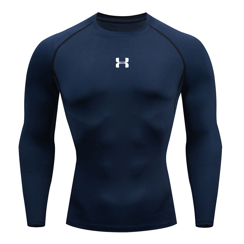 Thumbnail: MuscleFlex™ Elite – Men’s Long Sleeve Compression Dry Fit Shirt
