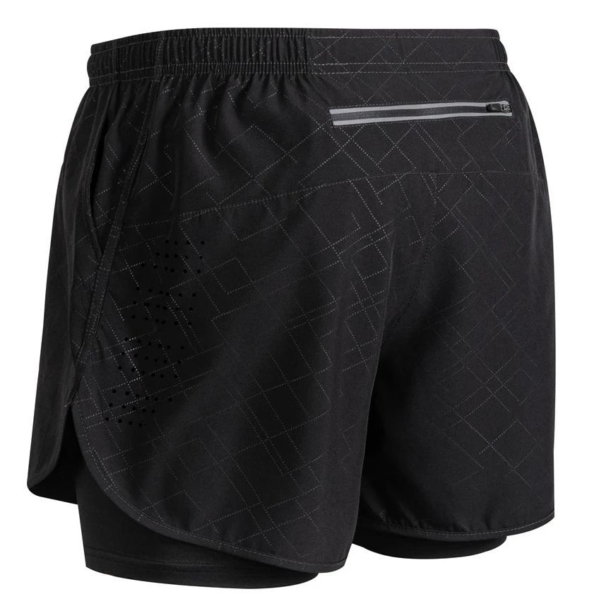 Men’s Reflective Running Shorts – Quick-Dry Double-Layer Sports Shorts Run furt
