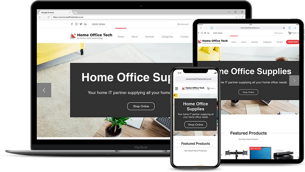 Web Design : Home Office Rentals