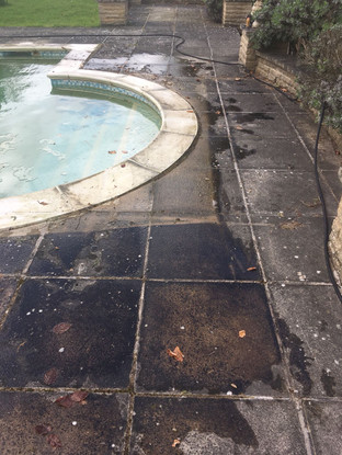 Before - Patio Cleaning
