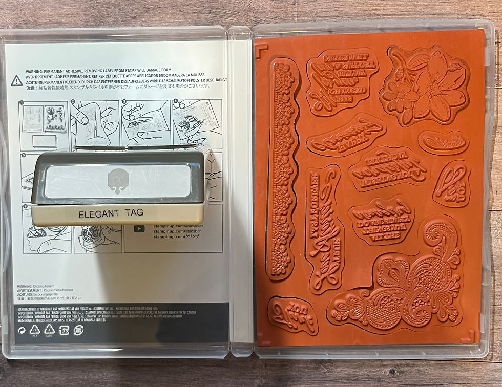 Thumbnail: Elegantly Said Bundle (Stamp Set & Punch)