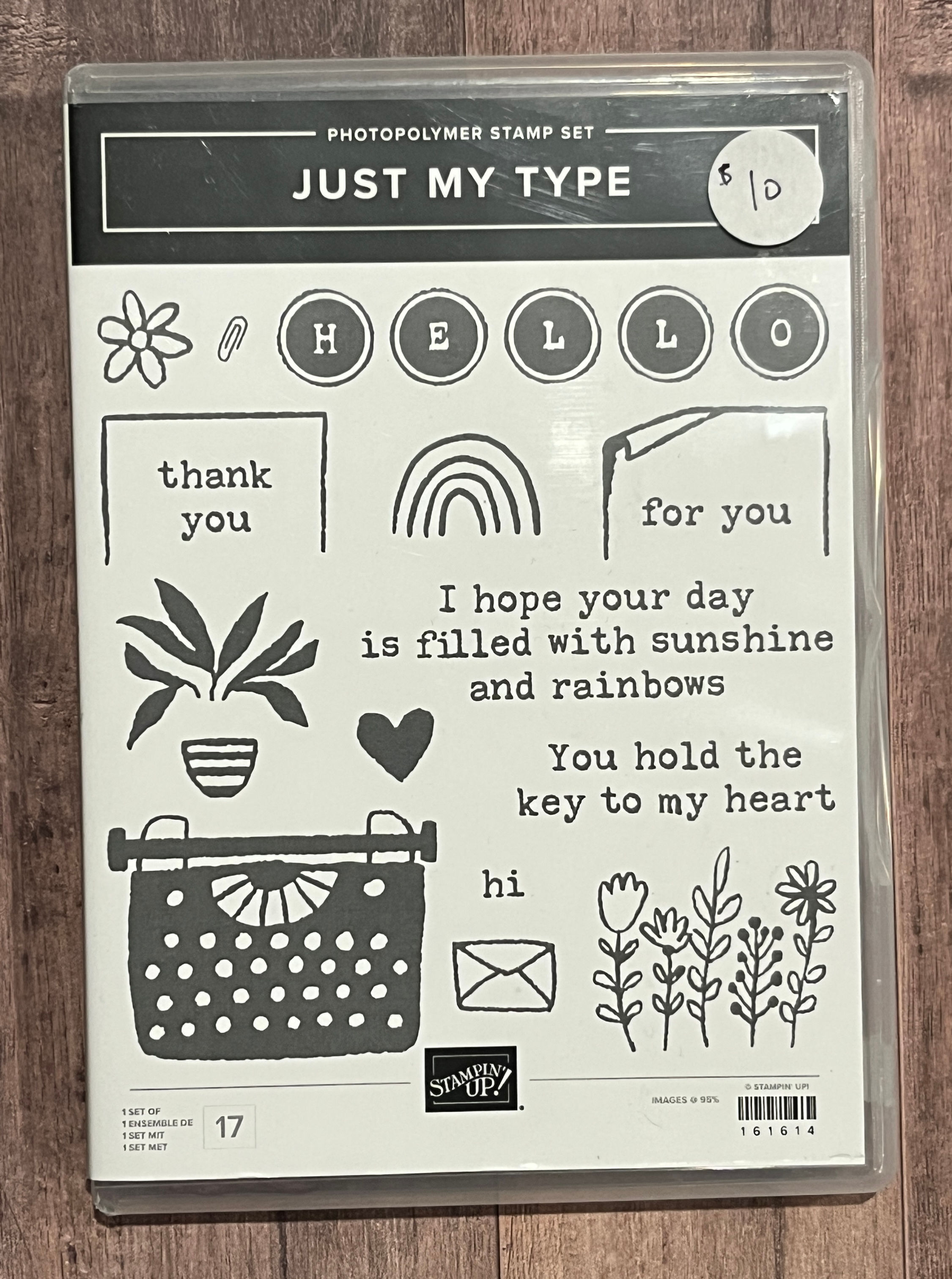 Just My Type Stamp Set