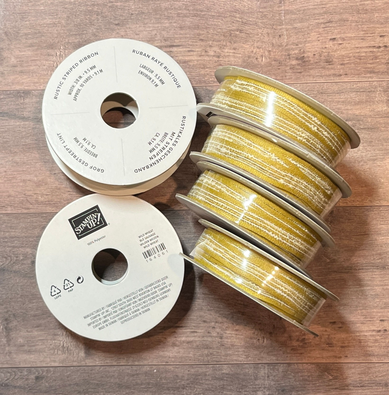 Wild Wheat Rustic Striped Ribbon ***NEW***