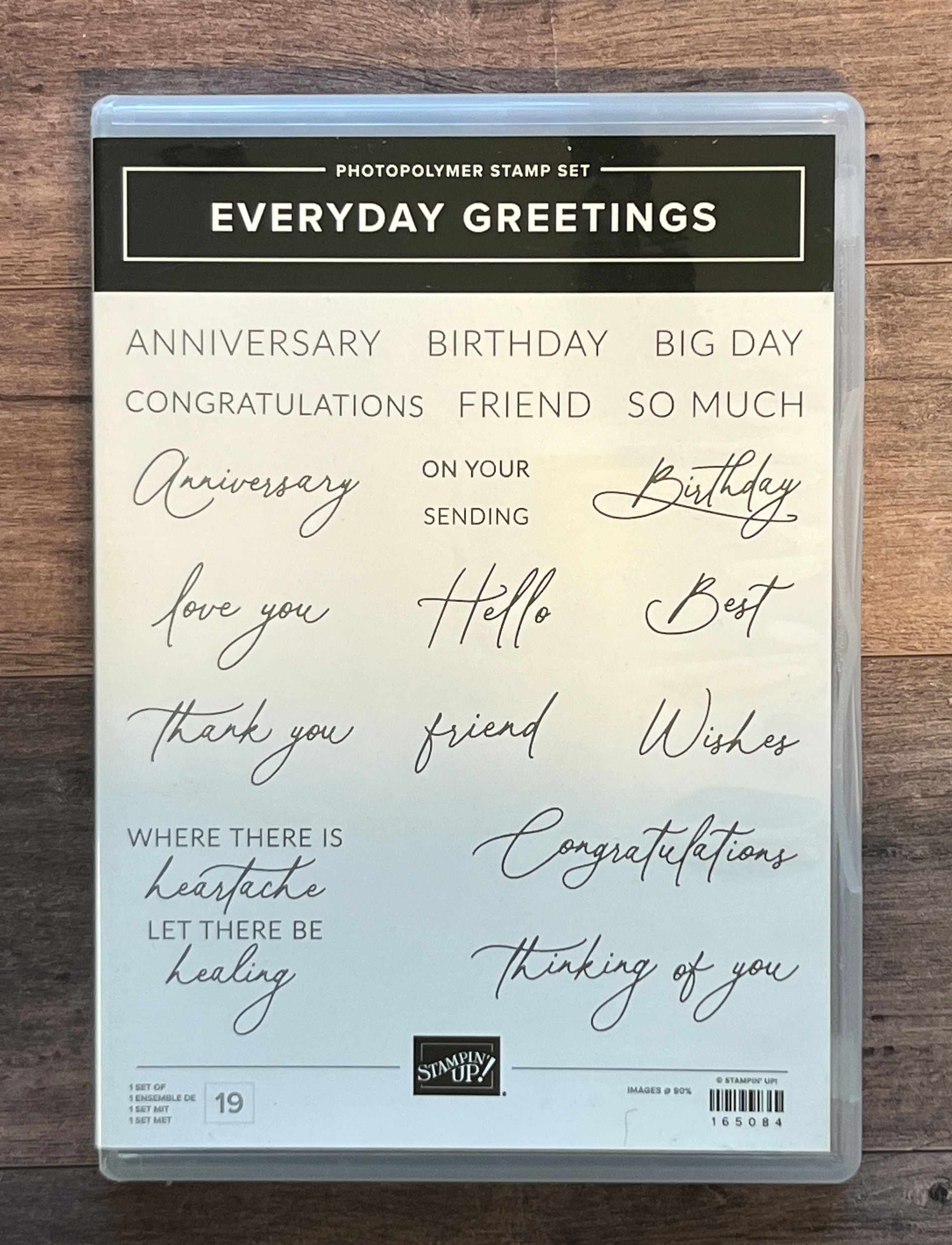 Everyday Greetings Stamp Set