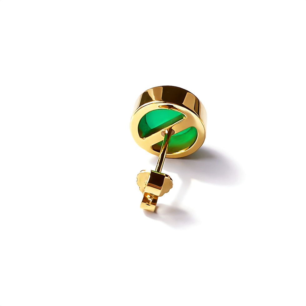 Thumbnail: Chrysoprase studs