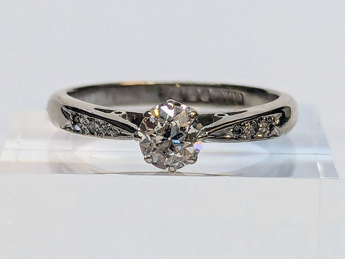 Rhodium Plated Ring, in-house Goldsmith, jewellery repairs, Bodmin