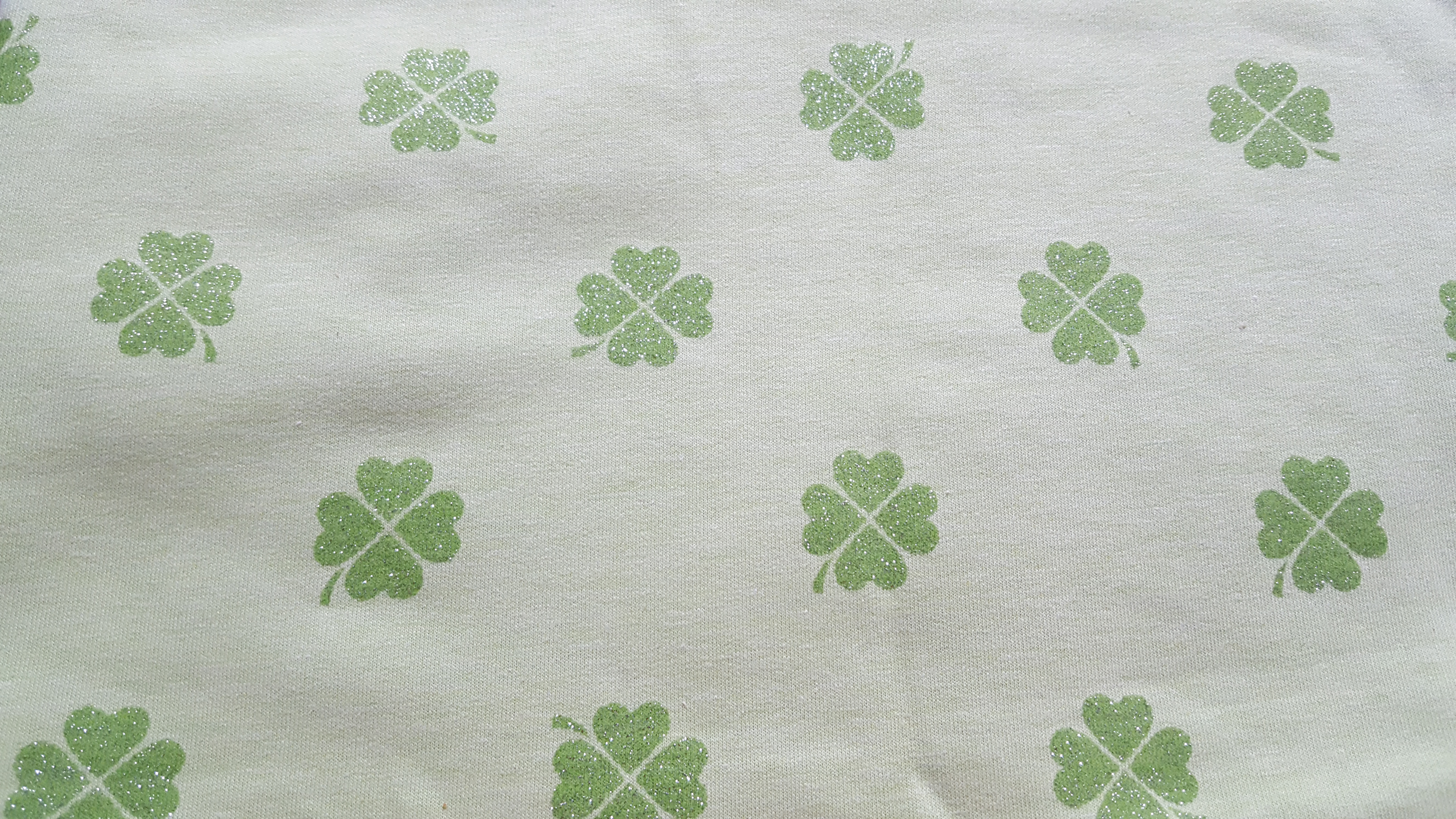 groene glitter klavers