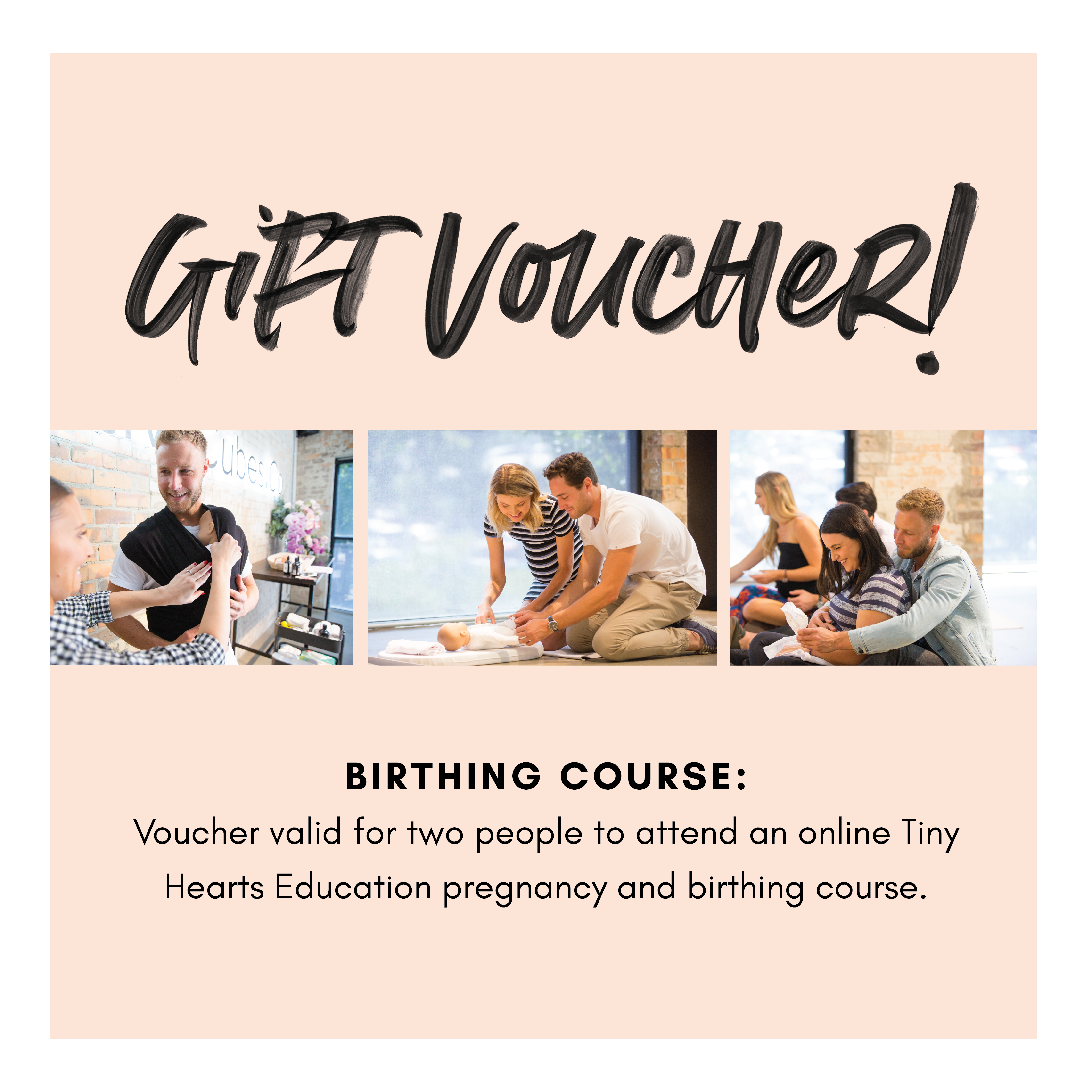 Gift Voucher: Birthing Course Couples Pass