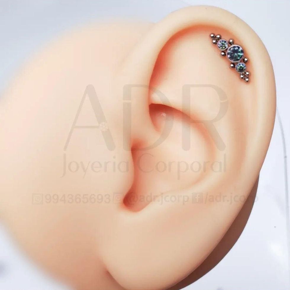 Miniatura: Piercing Labret Colonial - Arete - ADR Joyería Corporal