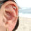 Miniatura: Piercing Argolla Clicker Zircones Titanio - Arete Aros  - ADR Joyería Corporal