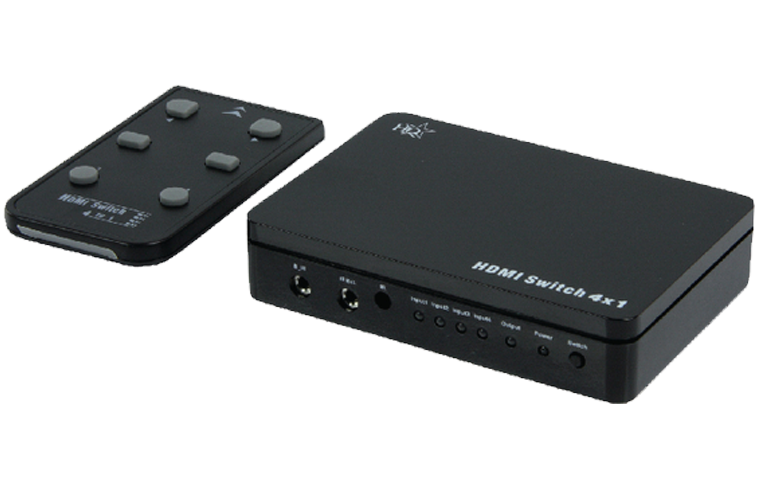 HDMI keitiklis su pulteliu 1x4