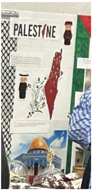 Heritage Booth Erasing Israel from the Map