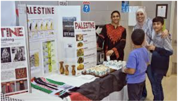 Heritage night display on Palestine filled with anti-Israel propaganda (April 2025)