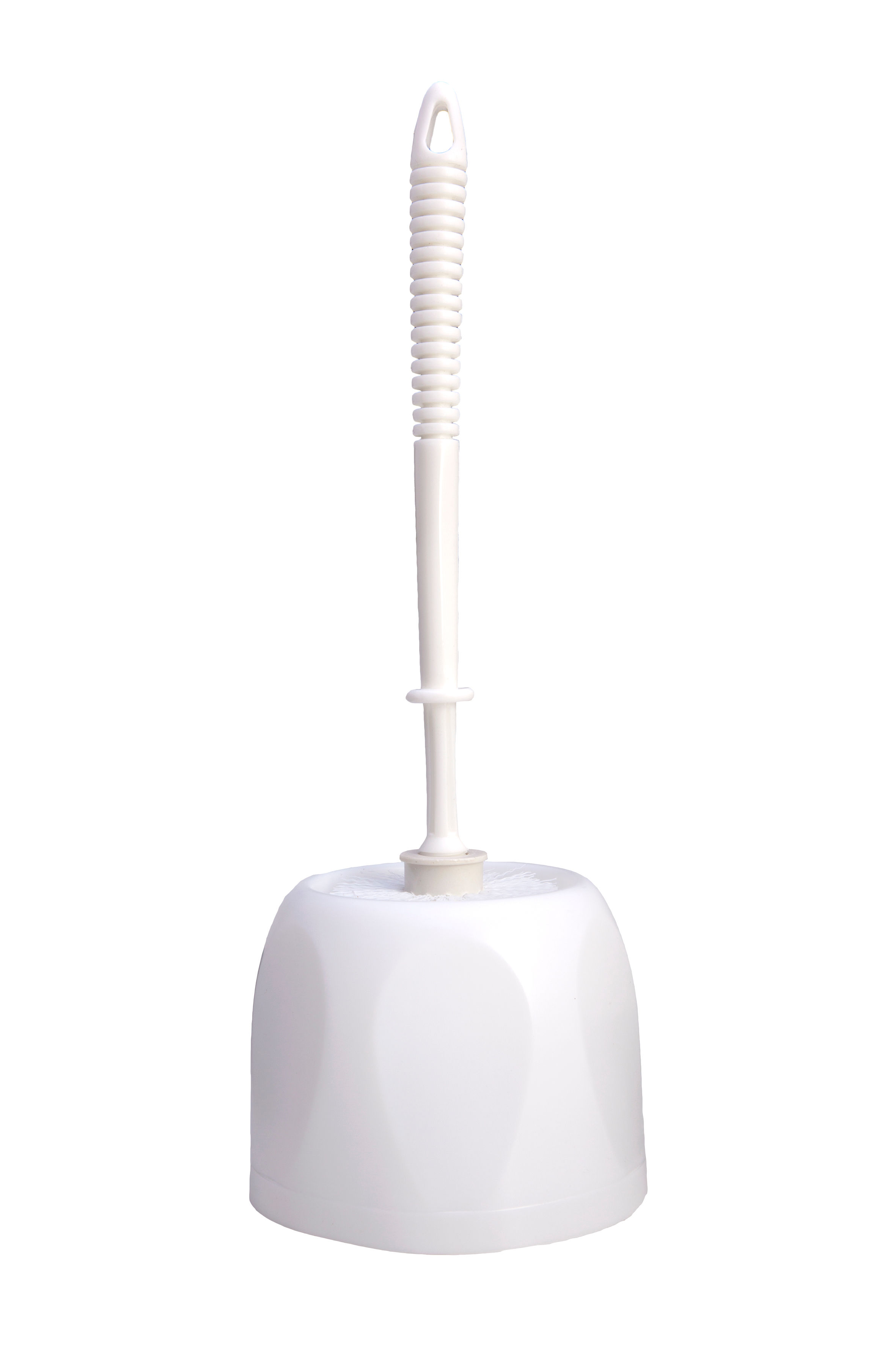 TOILET BRUSH SET - ROUND GREY