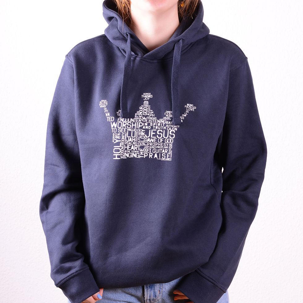 Miniaturbild: Premium Hoodie Lobpreiskrone