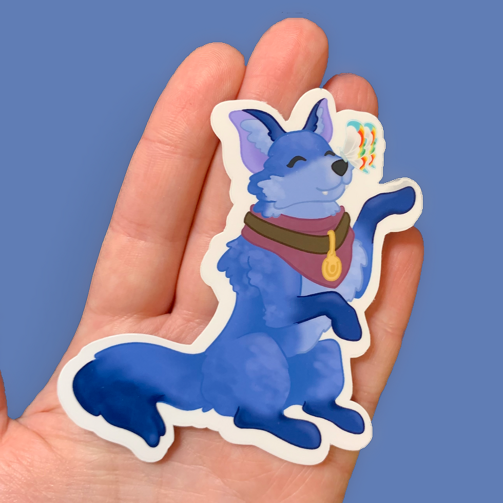 Thumbnail: Fox dog - sticker