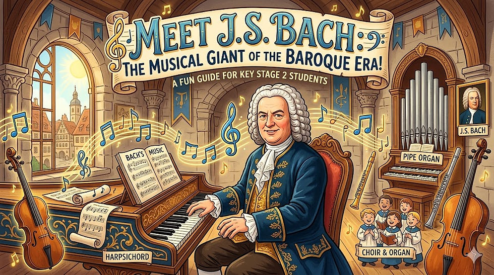 Meet J.S. Bach: The Musical Giant of the Baroque Era (Key Stage 2)