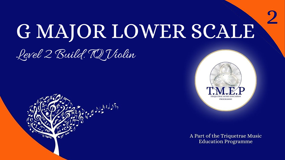 Starting the Lower Octave of G Major on Violin with Ascending and Descending Scales