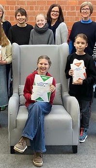 Vorlesewettbewerb am WEG- eine Gewinnerin, aber viele Beschenkte