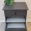 Thumbnail: ONE (1) SINGLE~DRAWER SIDE TABLE with TWO SHELVES and LOUVERED SIDES