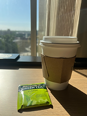 coffee and green tea