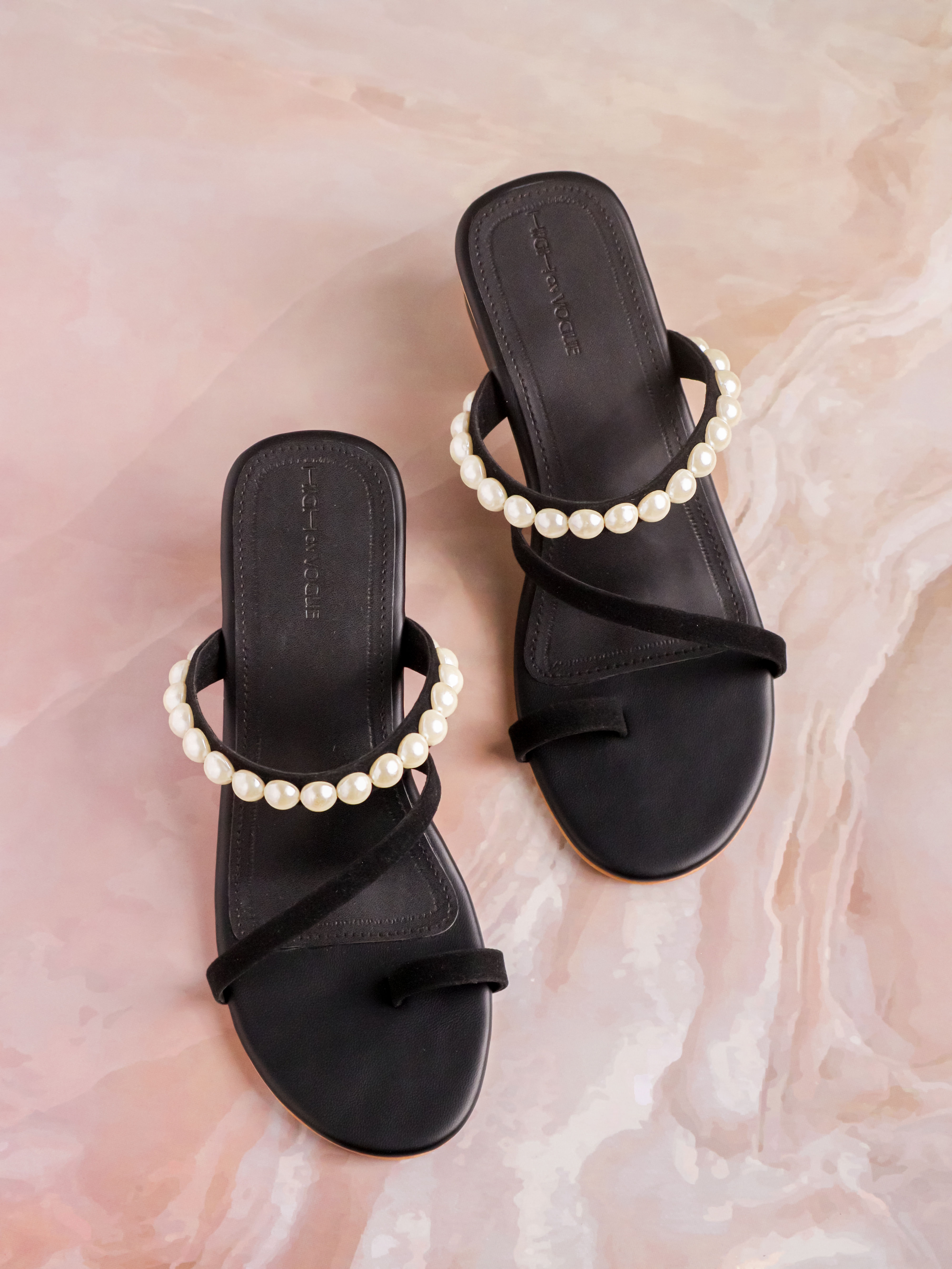 Cut Pearls Heels