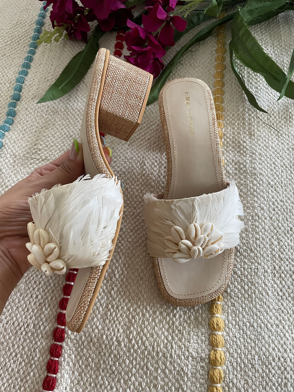Thumbnail: Shell Feather Heels