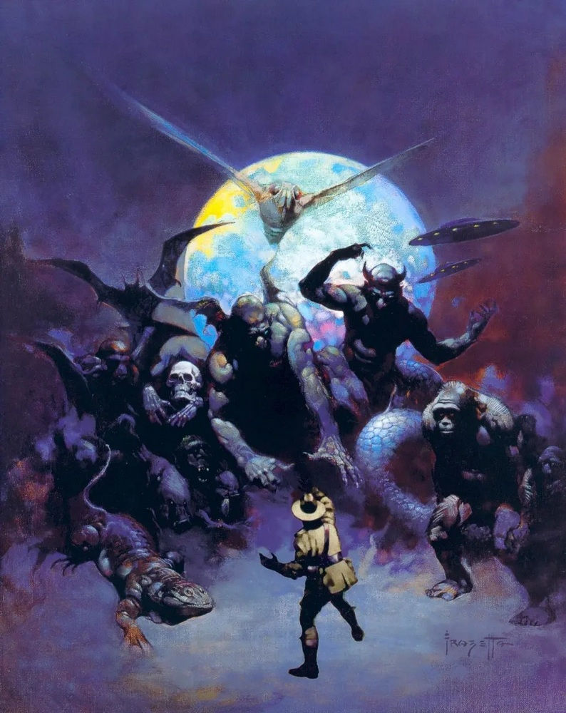 Miniature : RANK FRAZETTA. LE MAITRE DU FANTASY ART