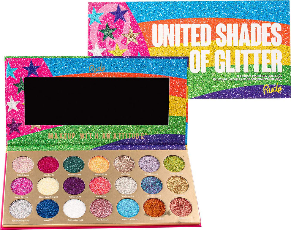 Rude Cosmetics : United states of Glitter
