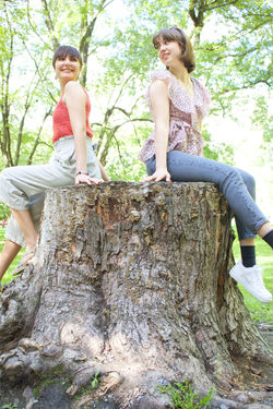 Catherine et Anne-Marie