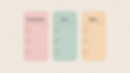 Three vertical pastel columns with checkboxes titled Connection (pink), Fun (green), and Rest (orange) on a beige background.