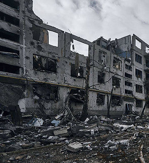 Illustration d'une newsletter sur le conflit armé en Ukraine