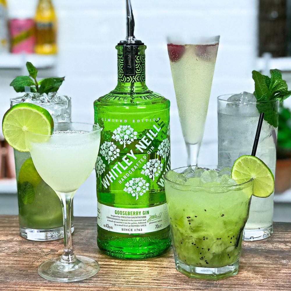 5 EASY Gooseberry Gin Cocktail Recipes ft Whitley Neill Gooseberry Gin