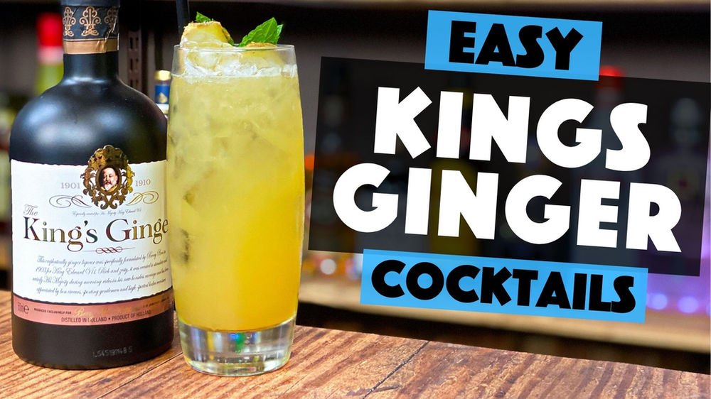 Kings Ginger Liqueur Ginger & Pineapple Cocktail Recipe