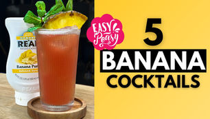 5 EASY Banana & Rum Cocktails (How to Use Banana Syrup)