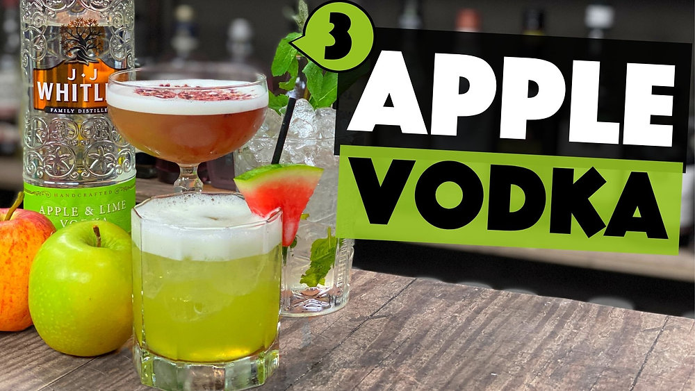3 Easy Apple Vodka Cocktail Recipes you can make at Home