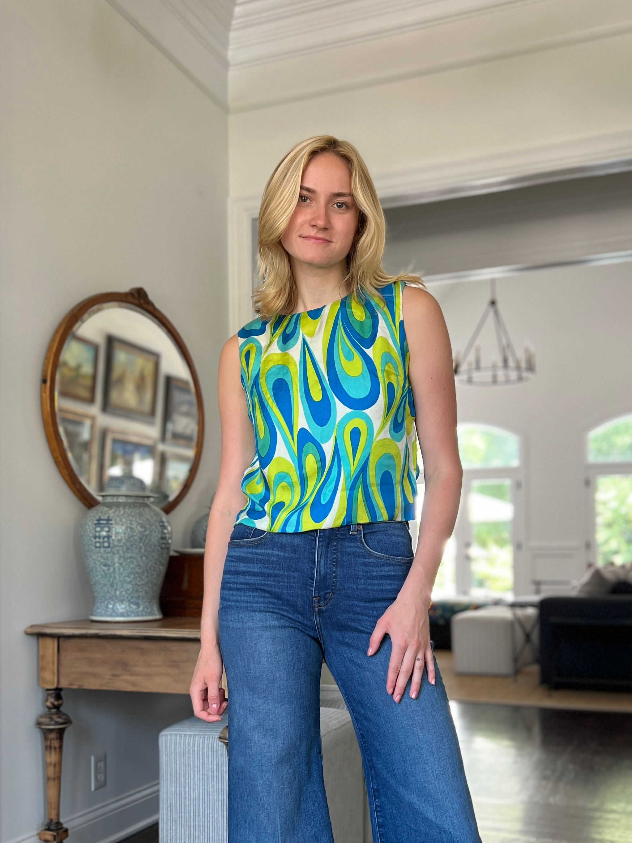 Groovy Flower Power Top