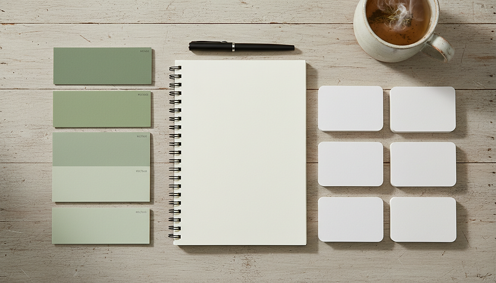 April Kelly, dedicated virtual assistant, creating clean Canva graphics and scheduling social media posts for small business owners