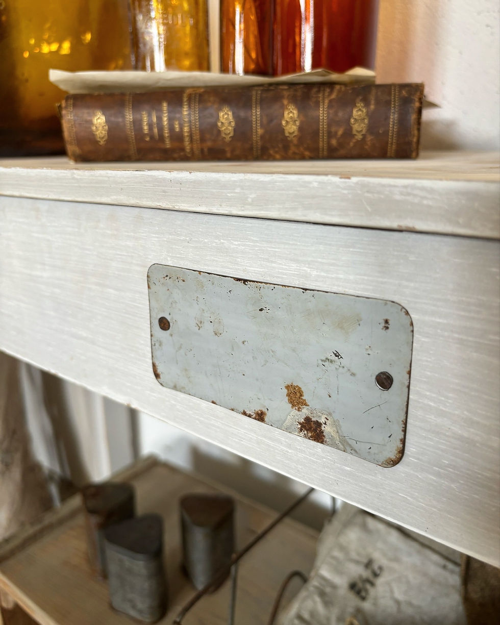 Miniature : Console patiné blanche