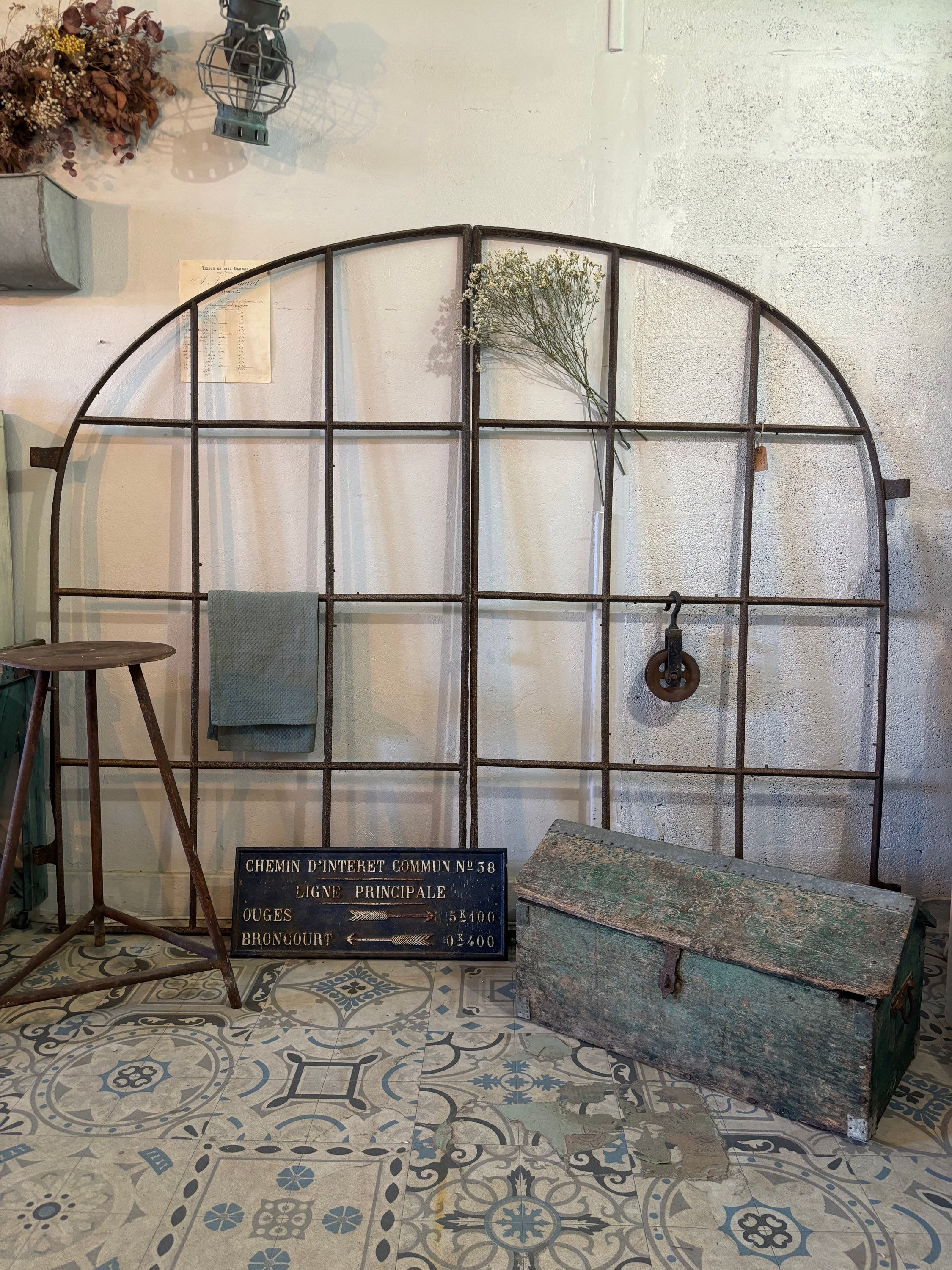 Verrière arrondie 19ème