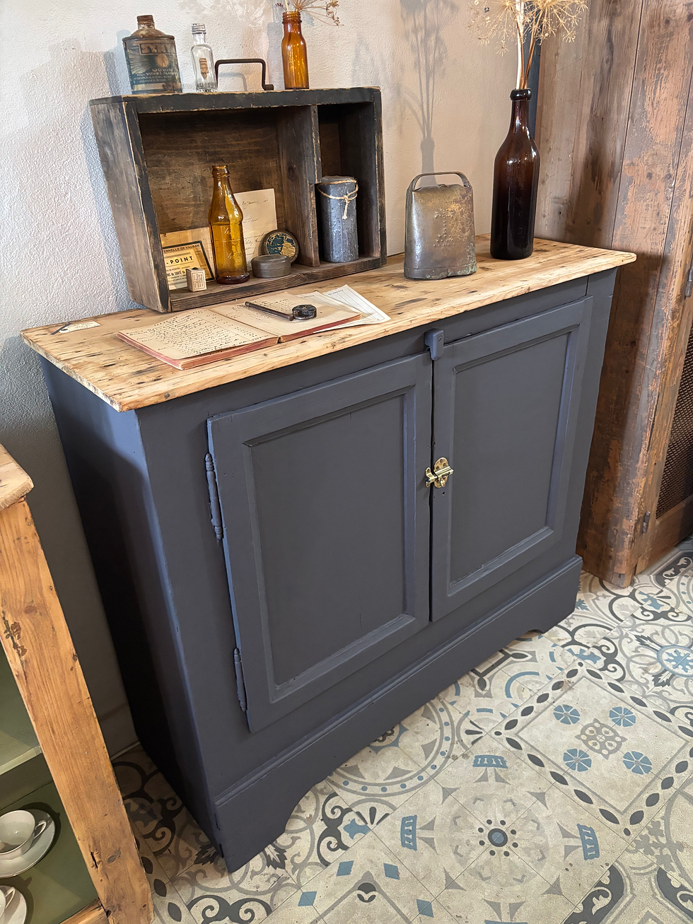 Miniature : Buffet bleu nuit 