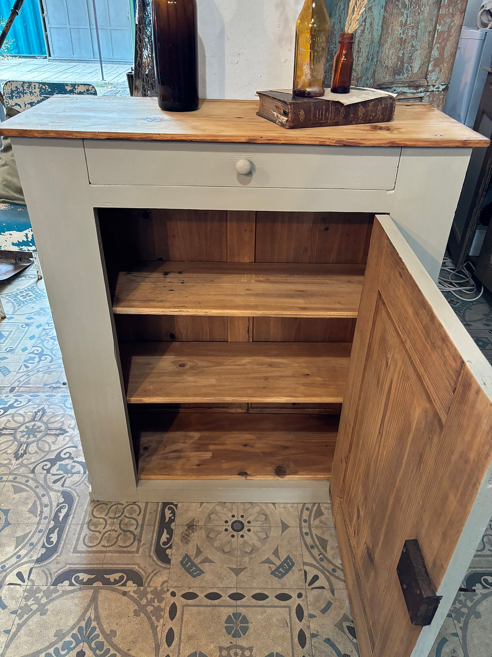 Miniature : Confiturier beige 