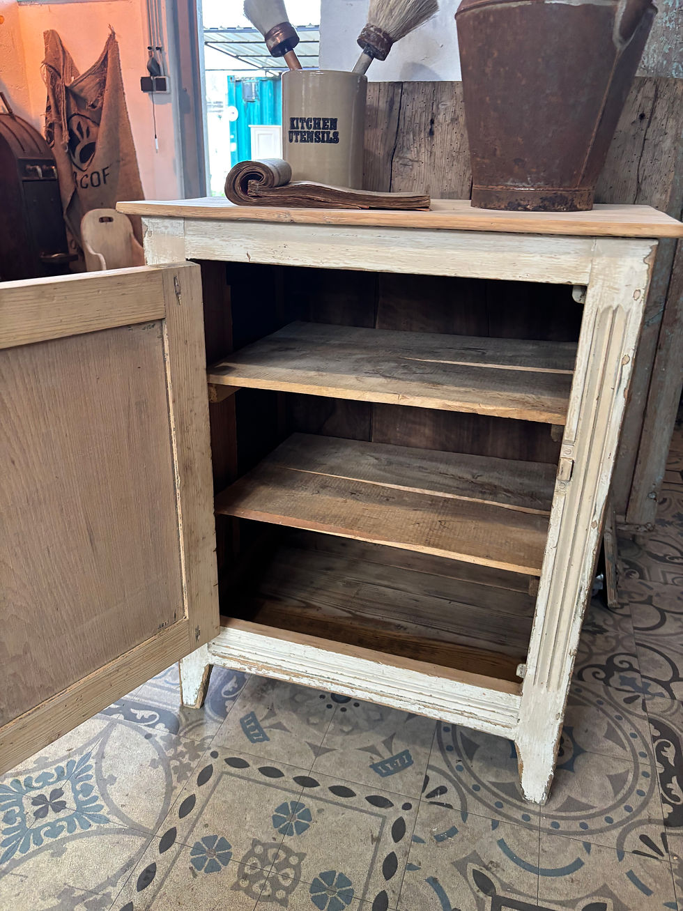 Miniature : Petit confiturier patiné