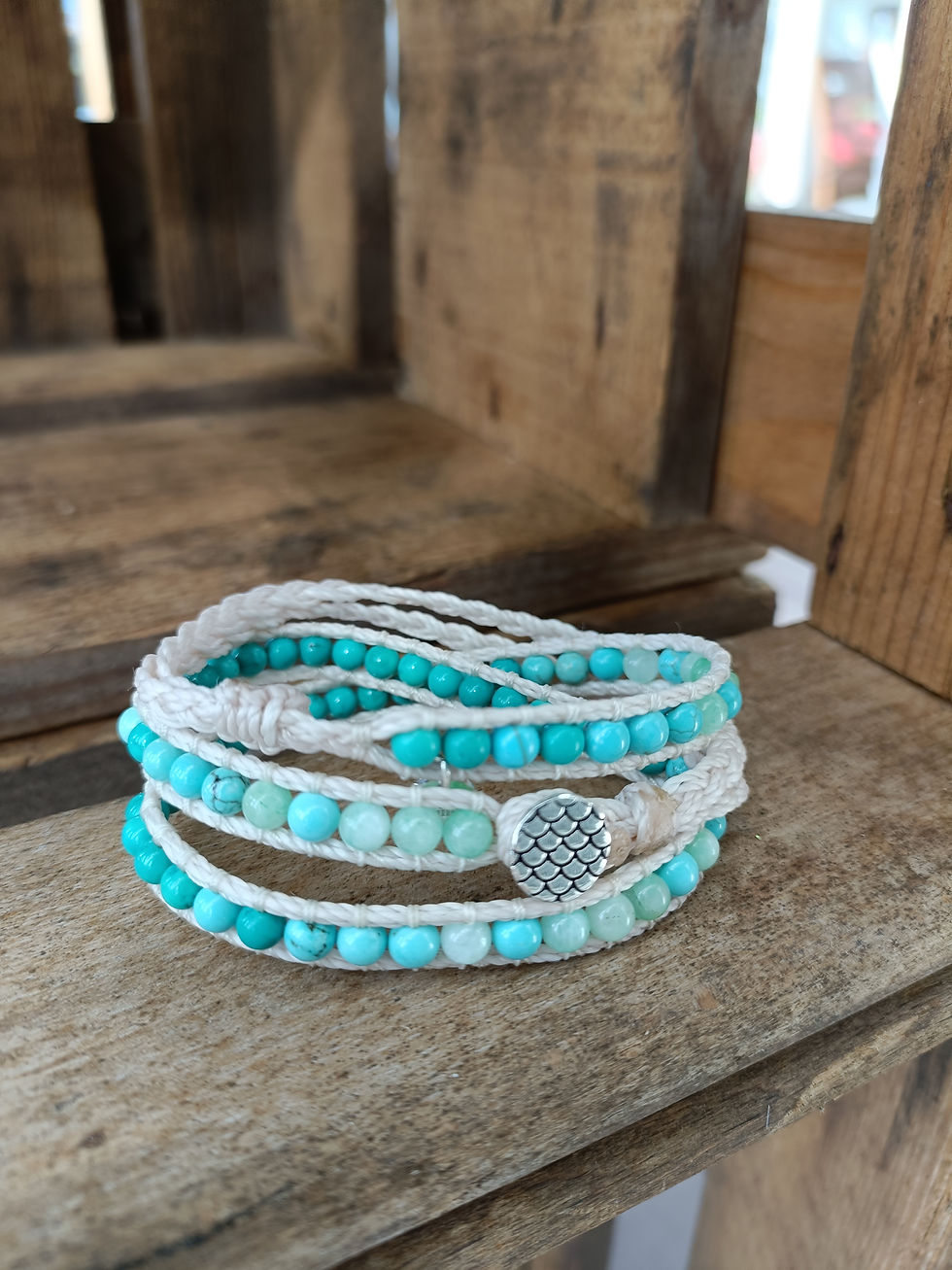 Shimmy Bracelets - Triple Silber Verschluss