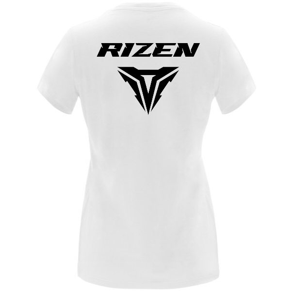 Miniature : Tshirt femme RIZEN blanc dos