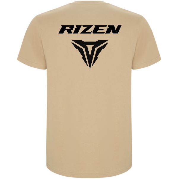 Miniature : Tshirt homme RIZEN sable dos