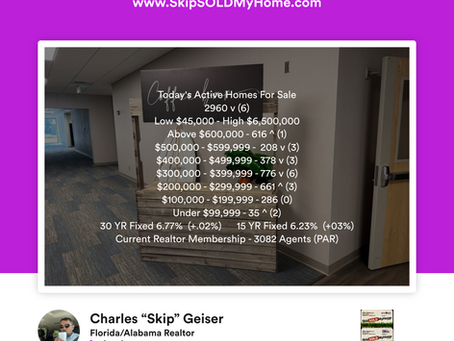 7/23/26...Today's Active Homes For Sale In Escambia & Santa Rosa Counties 