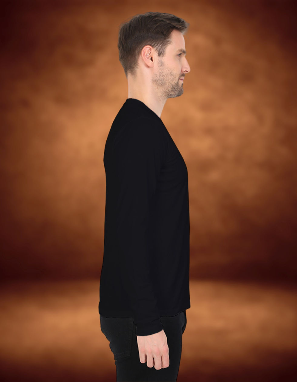 Thumbnail:  Round Neck Full Sleeve T-shirt right